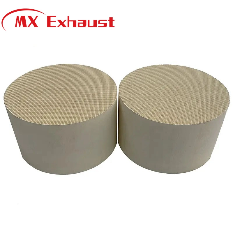 Exhaust System Universal Honeycomb Ceramic Monolith Catalyst Support 100*100mm