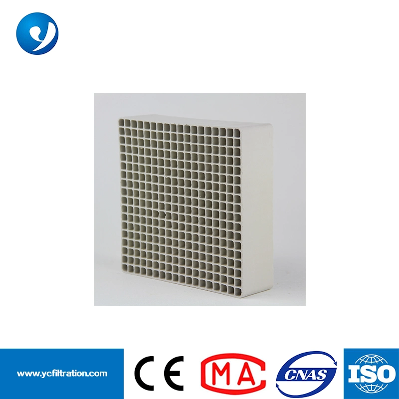 Square Ceramic Honeycomb Catalyst Noble Metal Honeycomb Catalyst