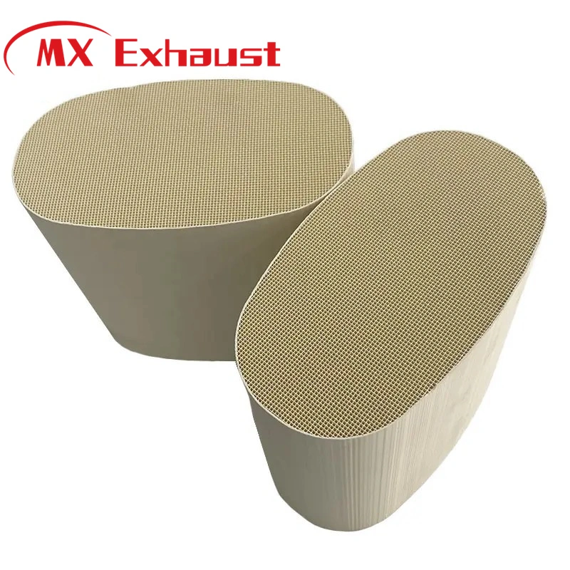 Exhaust System Universal Honeycomb Ceramic Monolith Catalyst Support 100*100mm